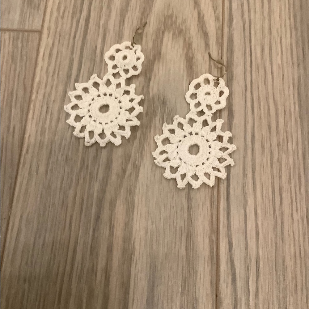 Crochet earrings ❤️❤️❤️❤️